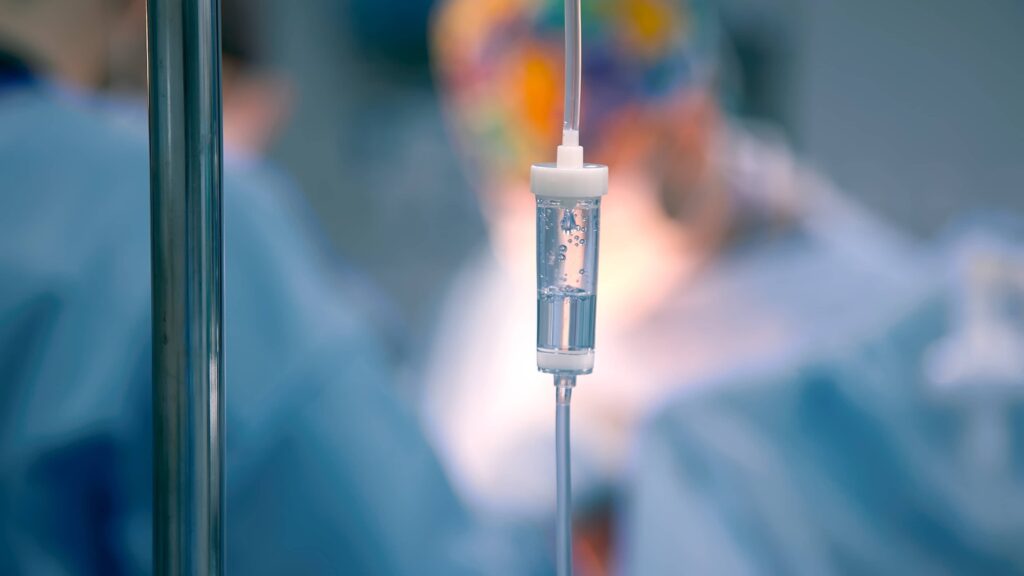 drip in a hospital
