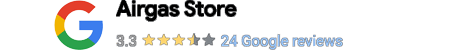 Airgas rating: 2.8 stars, 18 reviews